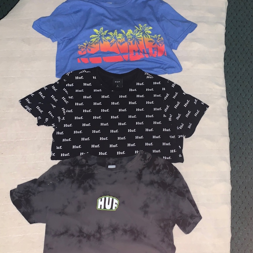 3 HUF Men’s Small T-Shirts
